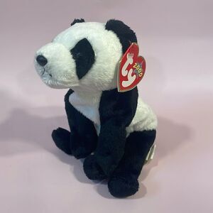China the Panda (RETIRED) 2000 Ty Original Beanie Baby 9” long EUC NWT